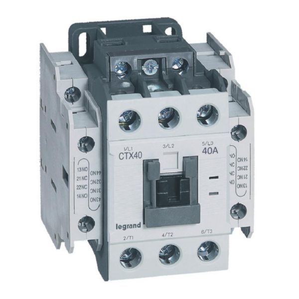 Contacteur de puissance CTX³40 3 pôles - 40A bornes à vis - contacts auxiliaires intégrés 2 contacts NO et 2NF - 24V~: th_416130-LEGRAND-1000.jpg