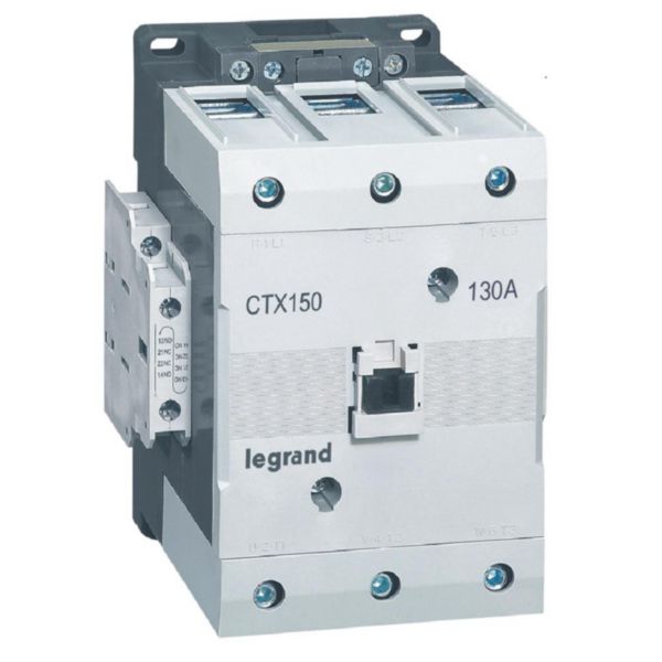 Contacteur de puissance CTX³150 3 pôles - 130A bornes à cage - contacts auxiliaires 2 contacts NO+2NF - 400V~ à 440V~: th_416259-LEGRAND-1000.jpg