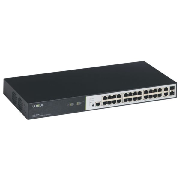 Switch 19pouces Ethernet PoE LCS² 26 ports RJ45 (24 ports PoE+) 1 Gigabit manageable: th_LG-033492-WEB-R2.jpg