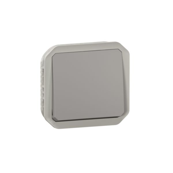 Poussoir simple étanche Plexo 10A à équiper d'un boitier ou d'une plaque support finition gris: th_LG-070049-WEB-R.jpg