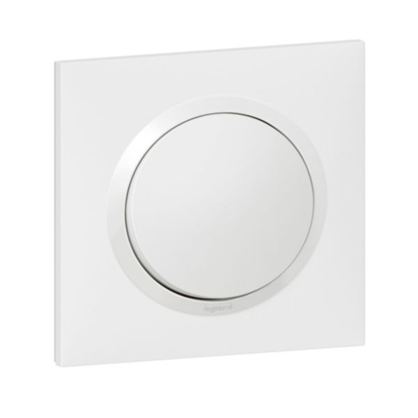Interrupteur ou va-et-vient dooxie 10AX 250V~ livré avec plaque carrée blanche: th_LG-095010-WEB-R.jpg
