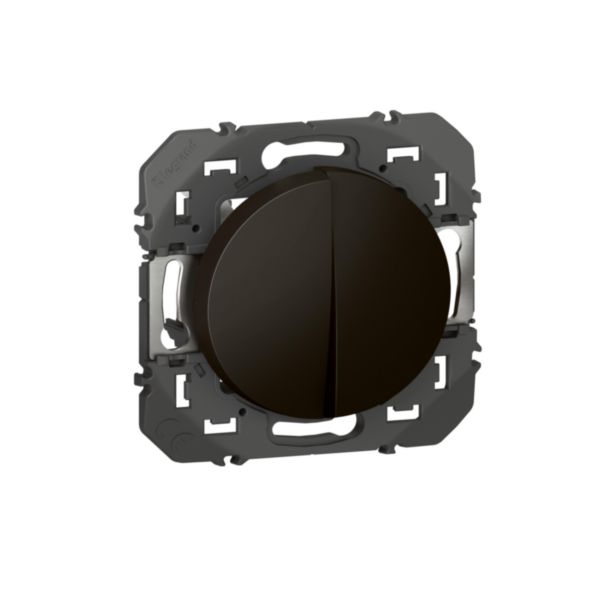 Poussoir double dooxie 6A 250V~ finition noir - emballage blister: th_LG-095265-WEB-R.jpg