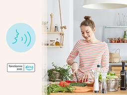 Alexa intégré : commandez vos appareils par la voix