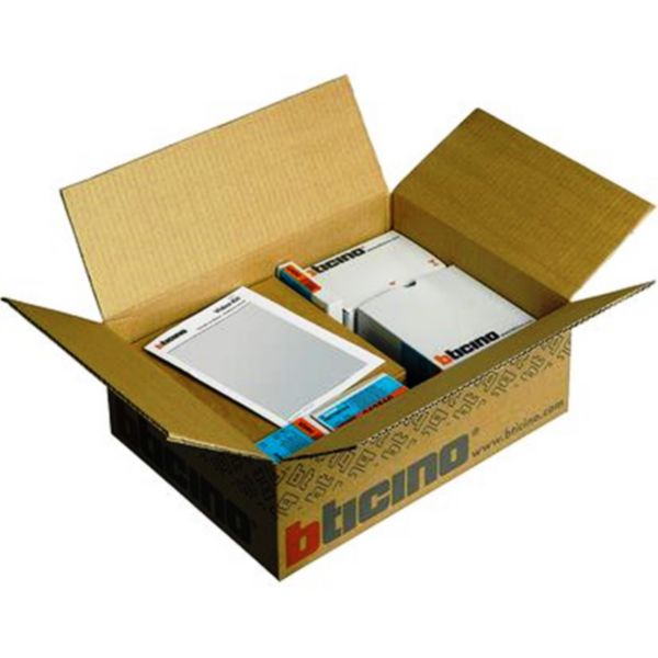 Kit HEXACT COM pour une gestion de 2-4 portes, livré avec 1 lecteur Vigik+ et 1 module éco data mini