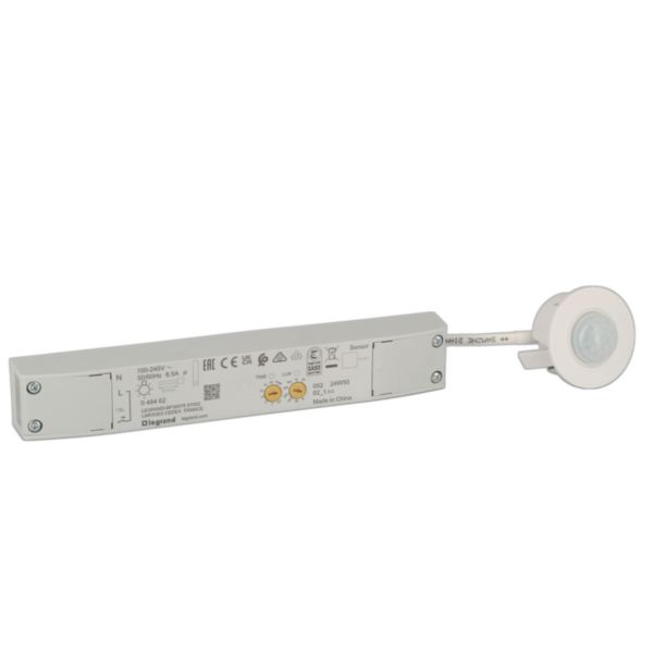 GREEN-I Mini Détecteur blanc ON/OFF pour la gestion de l'éclairage pour montage encastré