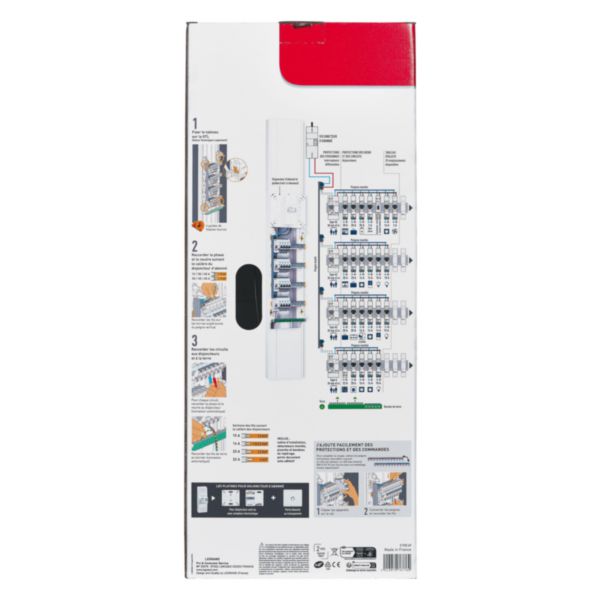 Tableau électrique équipé Evolué - pour logement T6