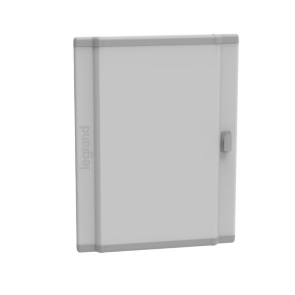 Porte métal galbée pour coffret de distribution 4 rangées 24 modules hauteur 750mm - XL³ HP 160