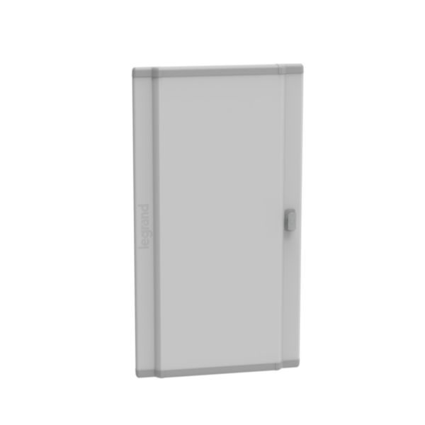 Porte métal galbée pour coffret de distribution 6 rangées 24 modules hauteur 1050mm - XL³ HP 160