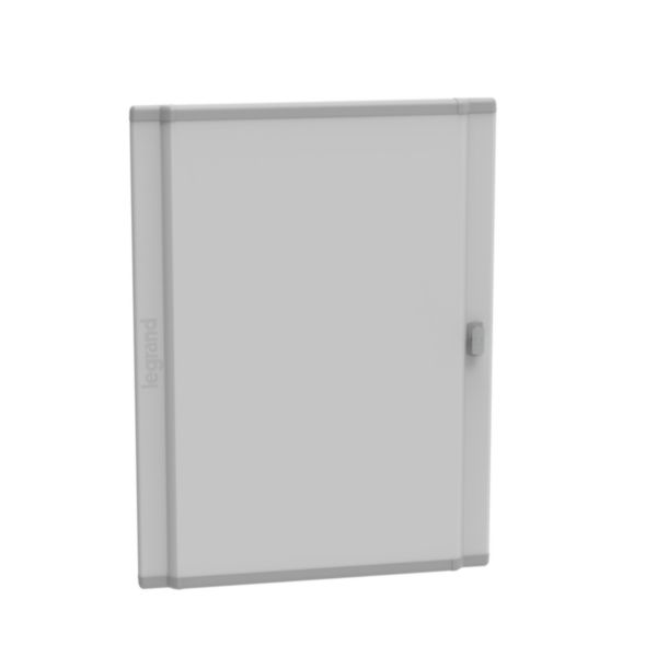 Porte métal galbée pour coffret de distribution 6 rangées 36 modules hauteur 1050mm - XL³ HP 160