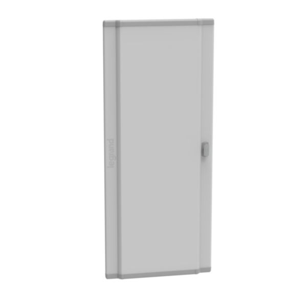 Porte métal galbée pour coffret de distribution 8 rangées 24 modules hauteur 1350mm - XL³ HP 160