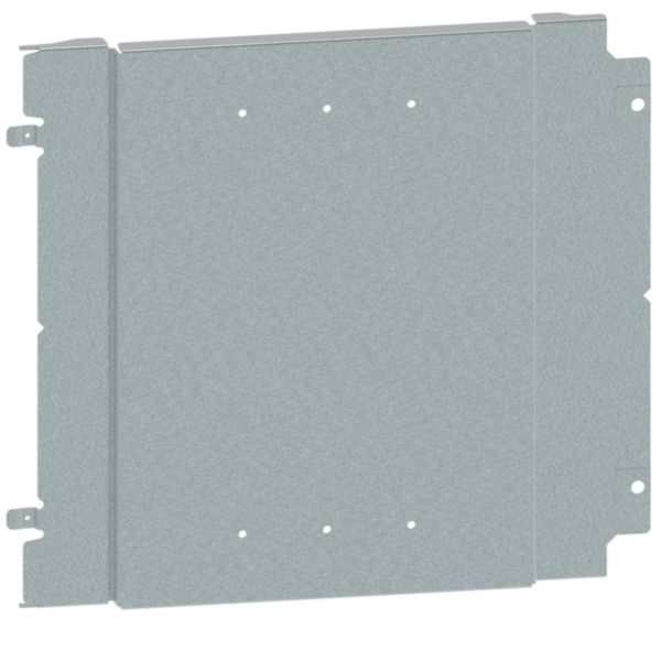 Platine pour 1 DPX³630 vertical avec commande rotative 12 modules XL³HP 630
