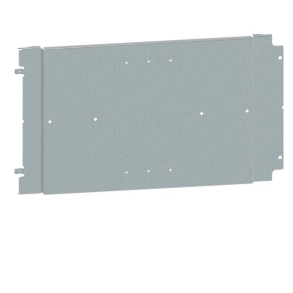 Platine pour 1 DPX³630 vertical avec commande rotative 24 modules XL³HP 630