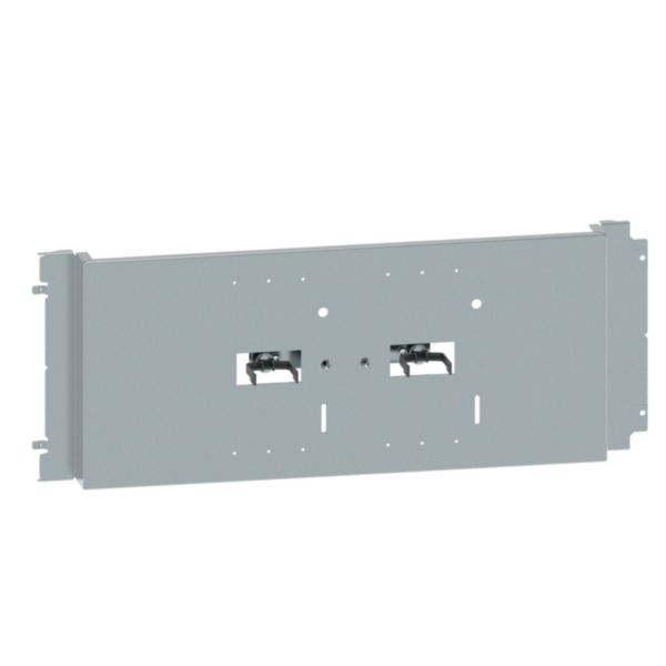 Platine pour 2 DPX³630 vertical avec inverseur de source 36 modules XL³HP 630