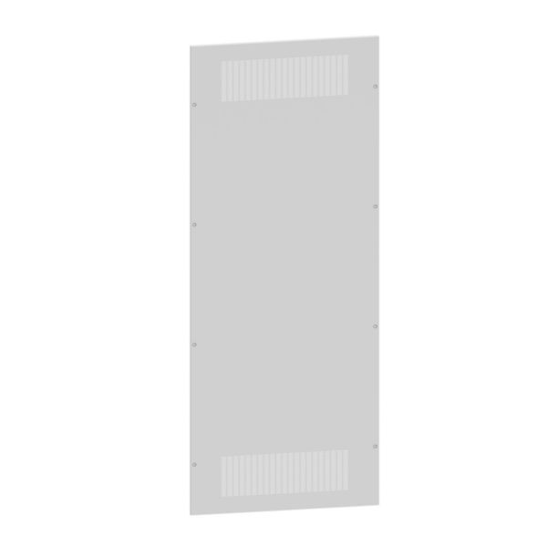 Panneau arrière largeur 700mm pour armoire IP30 hauteur 1800mm avec 2 fenêtres d'aération - XL³HP 6300