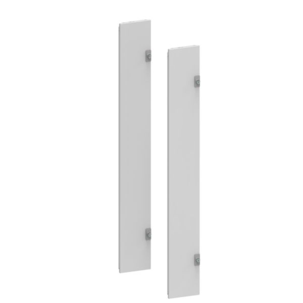 Plastron plein métal hauteur 2200mm pour gaine à câbles interne largeur 200mm - XL³HP 6300