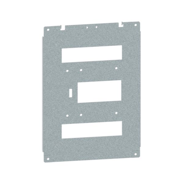 Platine pour montage 1 DPX³630 vertical débrochable avec ou sans commande pour armoire largeur 450/600 et 800mm - XL³HP 6300 - Page 96