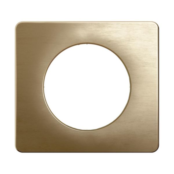 Plaque de finition Céliane Bronze Satiné - 1 poste