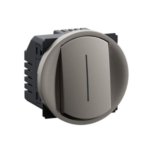 Interrupteur va-et-vient sans neutre fonction témoin Céliane - Titanium