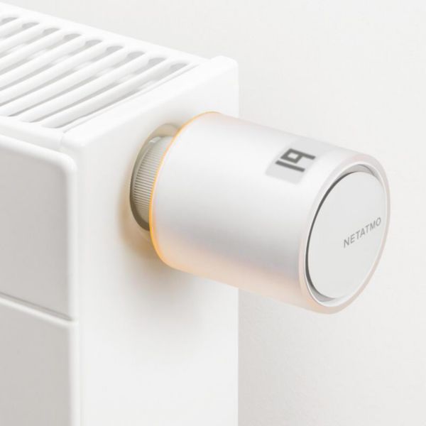 NAV-PRO Tête Thermostatique Additionnelle Intelligente Netatmo fonctionne  avec Thermostat ou Starter Pack Intelligents - professionnel