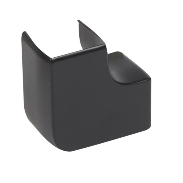 Goulotte noire RAL 9017 80 x 50 x L=2000mm avec couvercle à clippage direct  (L=45mm Mosaic) DLP Design Legrand