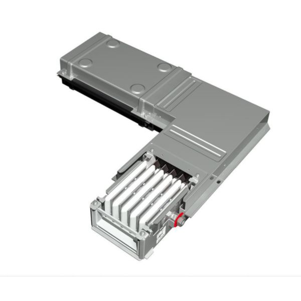 Coude vertical pour canalisation électrique préfabriquée XCM 160A pour changement de direction à 90° à gauche