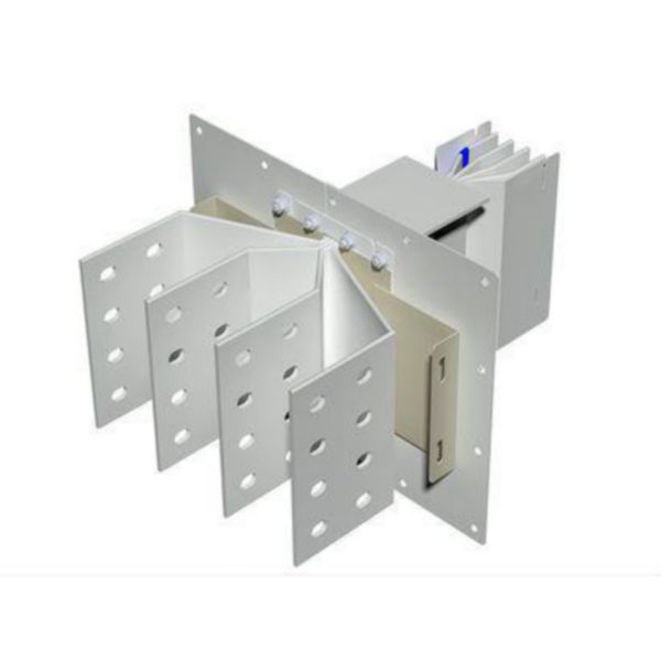 Interface de connexion standard XCP-HP - 2000A - Aluminium - IP55 - Ue=1000V - Ui=1000V - P=418W/m - Arrivée droite
