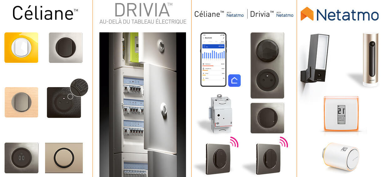 gammes celiane drivia netatmo 1222x569