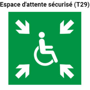 etiquette signalisation espace attente personne non mobile 258x258