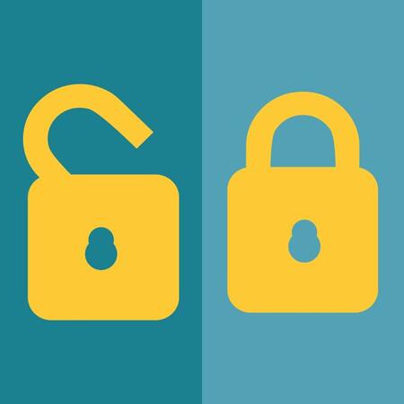 dessins cadenas ouvert ferme 700x700