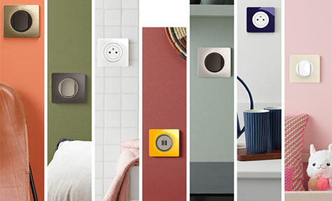 Céliane™ : osez la couleur pour vos prises et interrupteurs