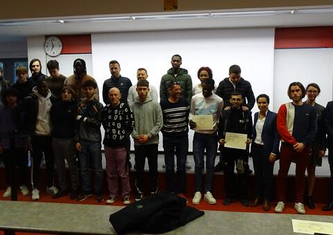 Remise des diplômes des CAP à l'Icam de Nantes