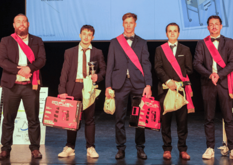 1er trophée des jeunes électriciens chez les Compagnons du Devoir avec Legrand