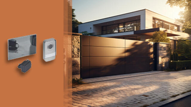 Je remplace une sonnette
ou un interphone audio
par un portier visiophone