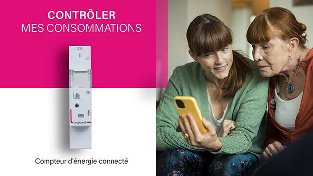 Surveiller la consommation électrique du logement avec le compteur  d'énergie connecté - professionnel