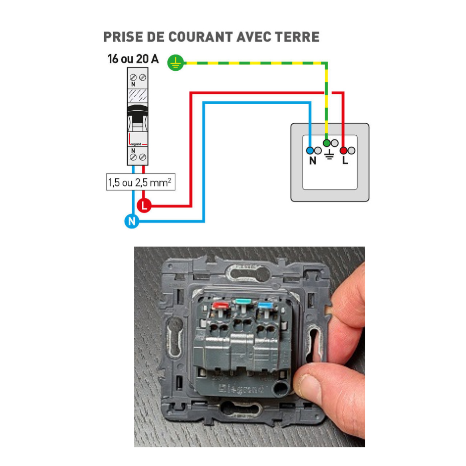 phase neutre legrand 930xauto
