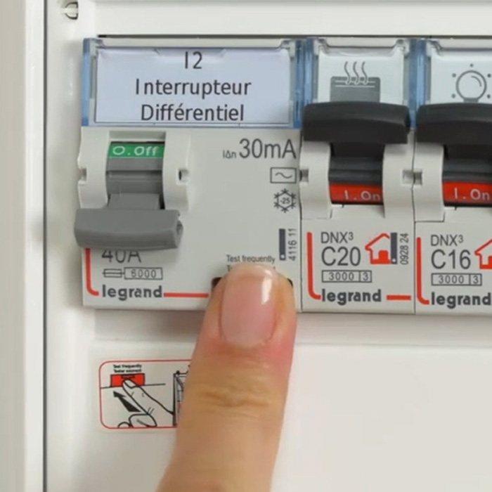 Tester Un Interrupteur Différentiel - Particulier | Legrand